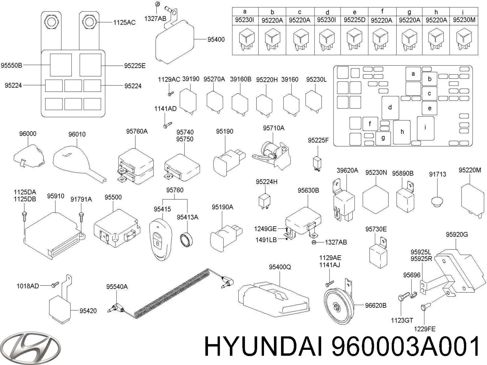  960003A001 Hyundai/Kia