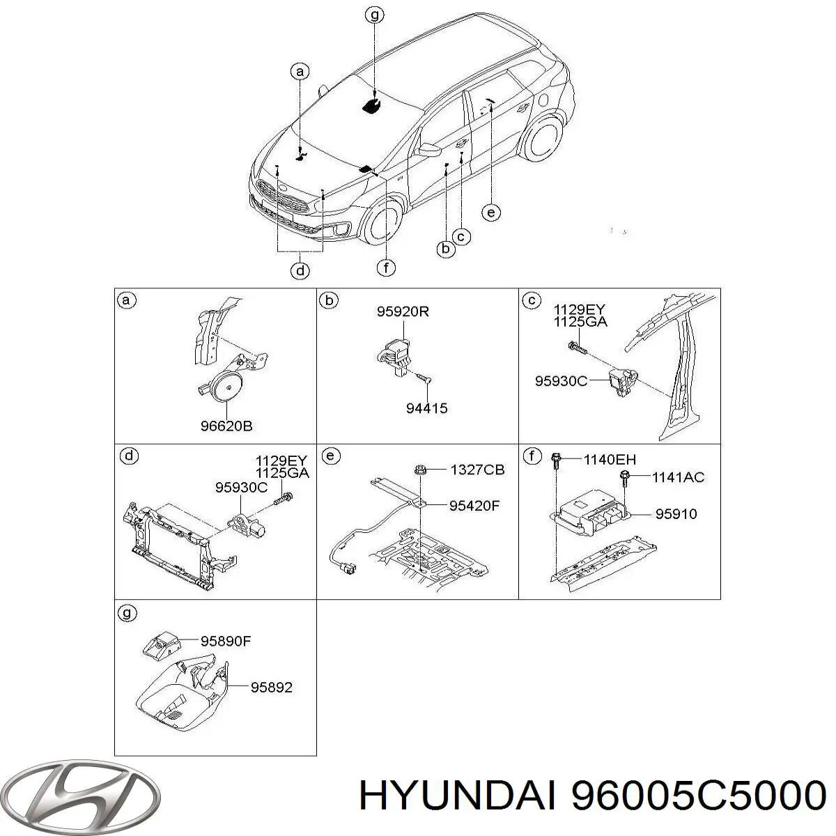  96005C5000 Hyundai/Kia