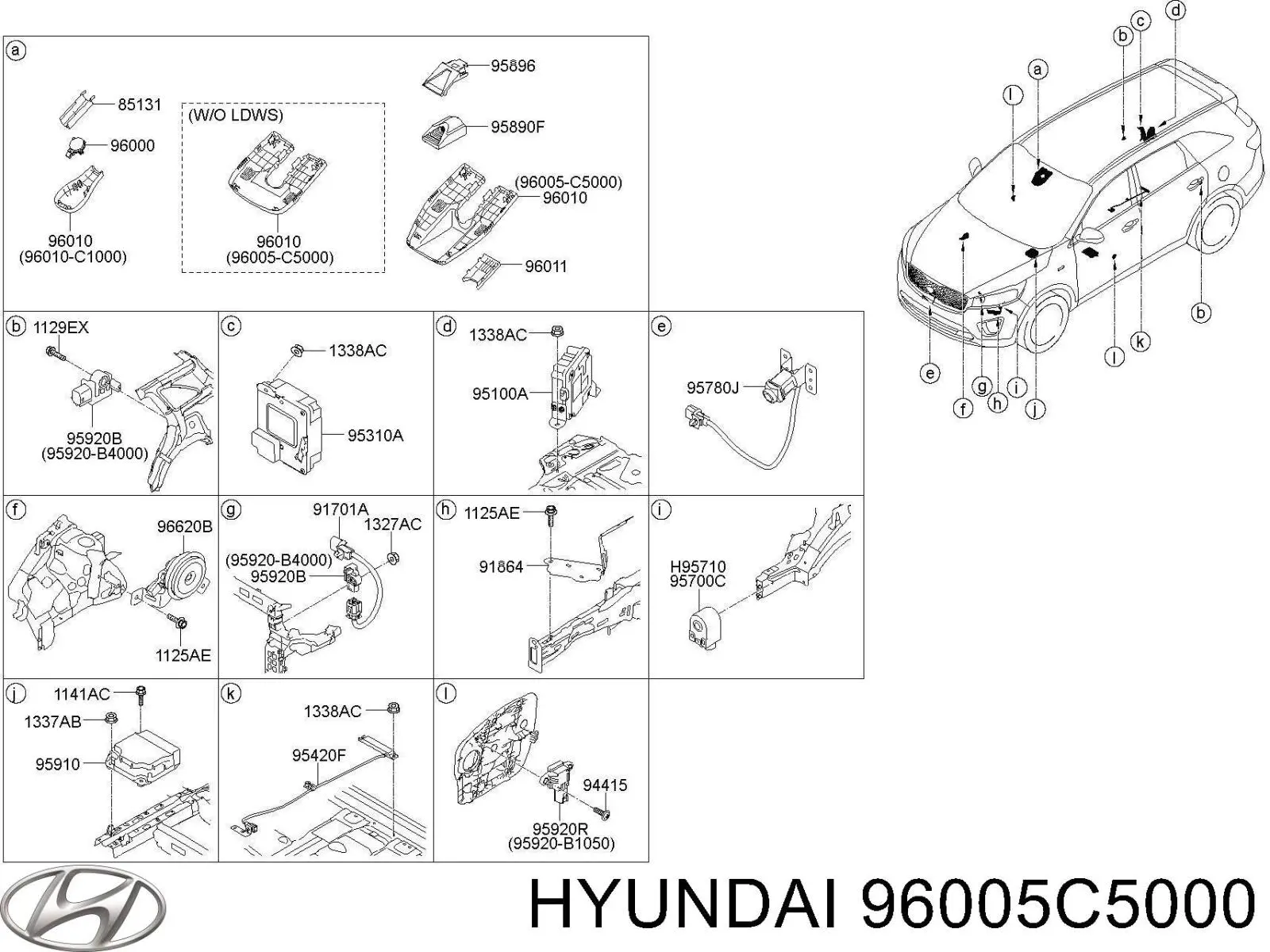 Купити 96005C5000 Hyundai/Kia 
