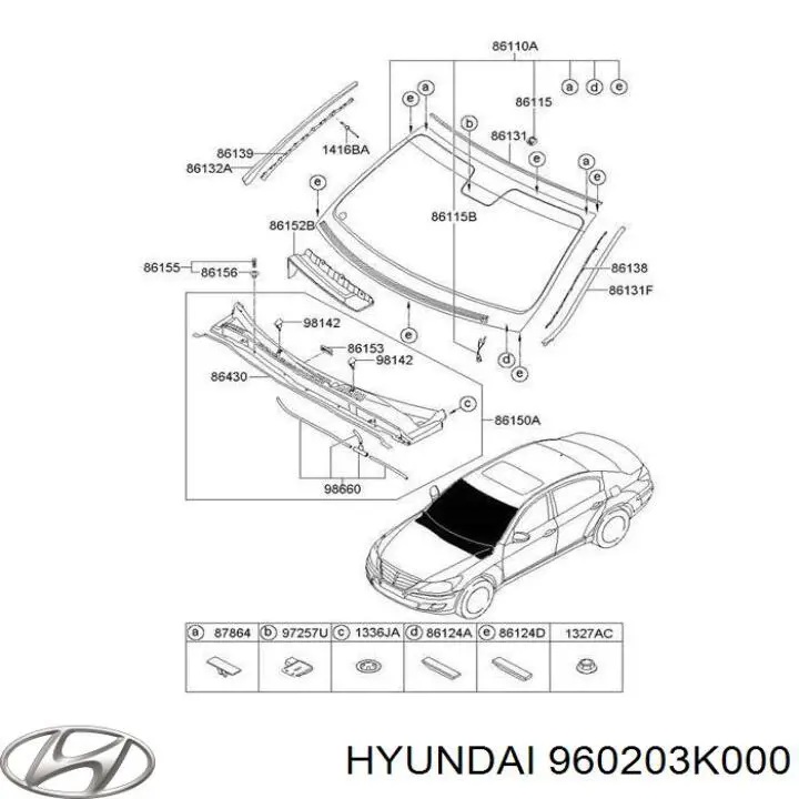 Купити 960203K000 Hyundai/Kia 