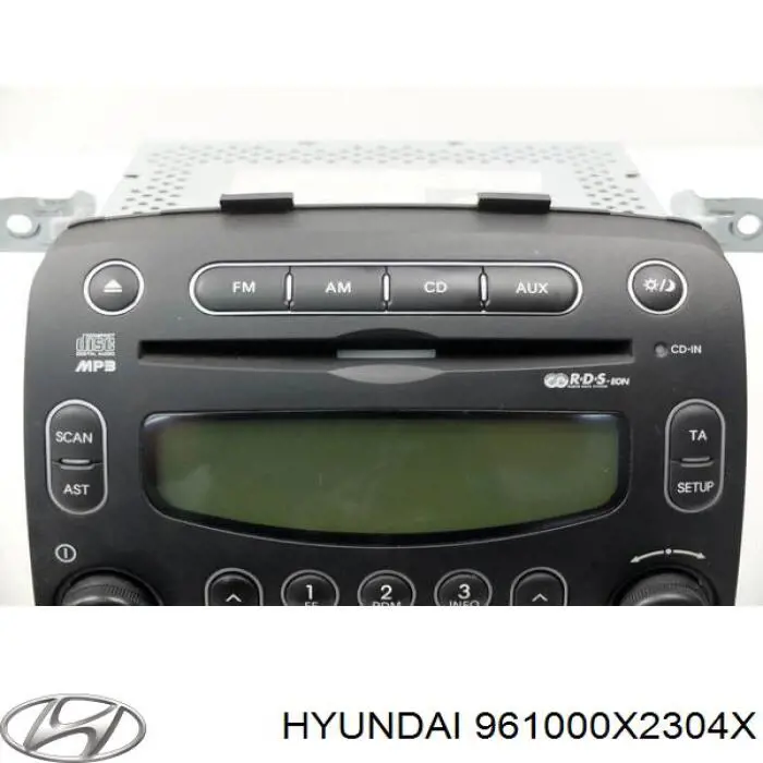 Магнітола (радіо AM/FM) Hyundai/Kia 961000X2304X ціна, від 62.01 USD