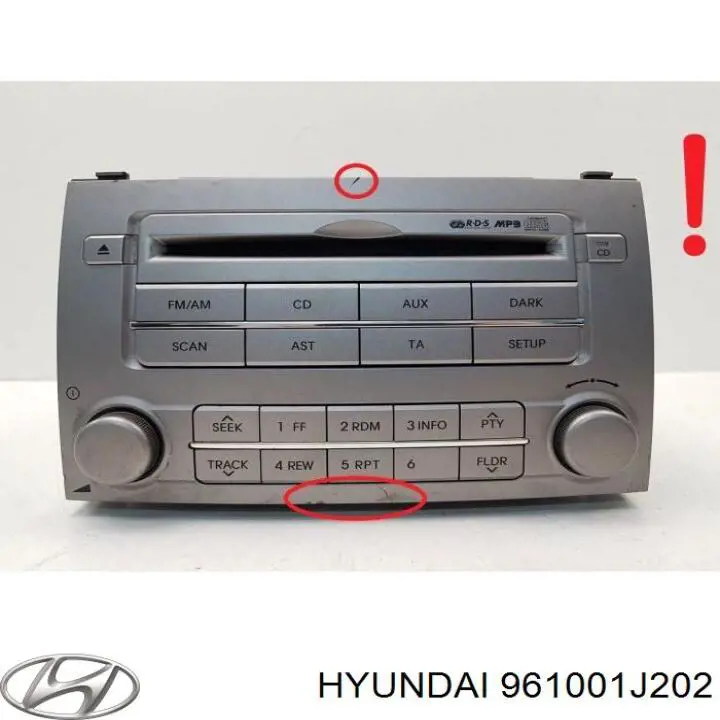  Hyundai/Kia 961001J202 ціна, від 18.69 USD
