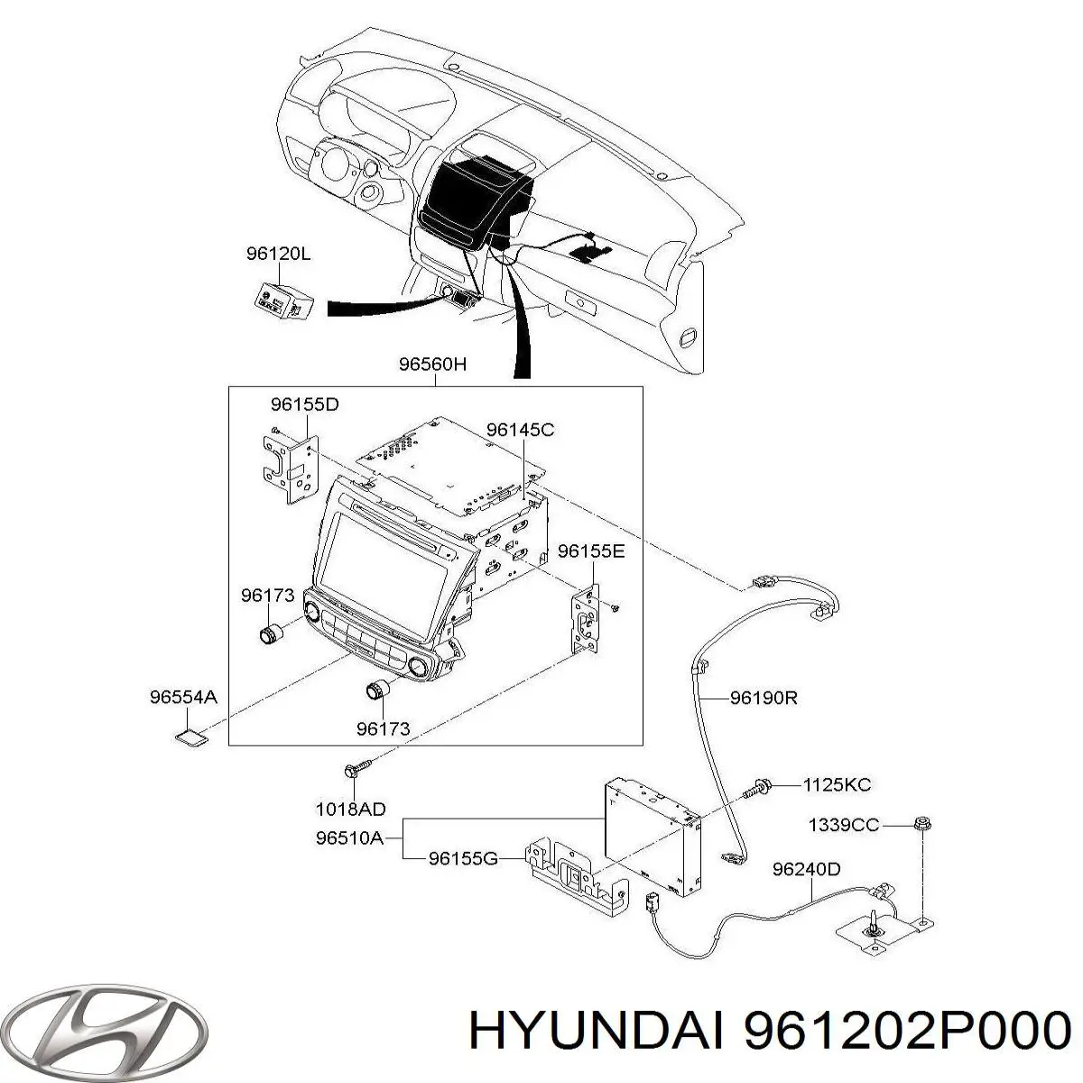 Купити 961202P000 Hyundai/Kia 