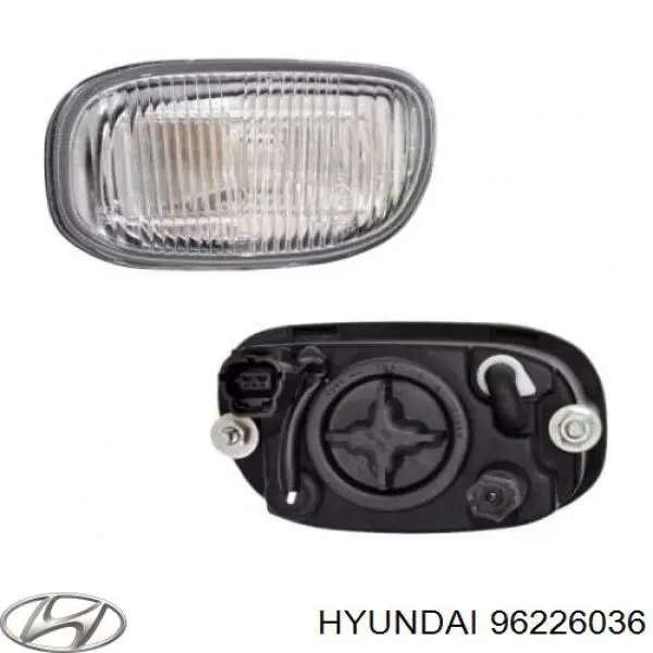 Фара протитуманна, ліва 96226036 Hyundai/Kia
