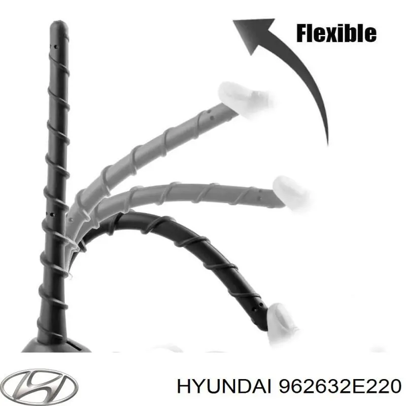 Шток антени 962631G000 Hyundai/Kia