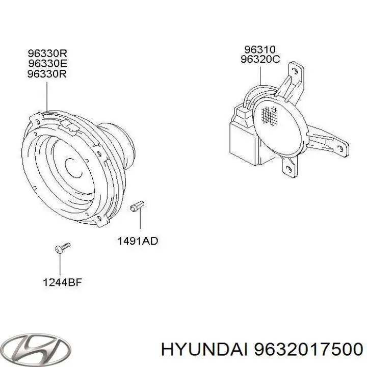 9632017500 Hyundai/Kia 