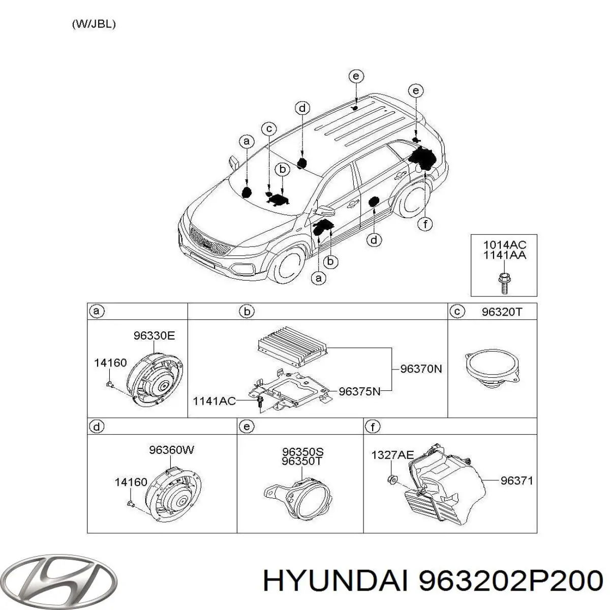  Hyundai/Kia 963202P200 ціна, від  USD