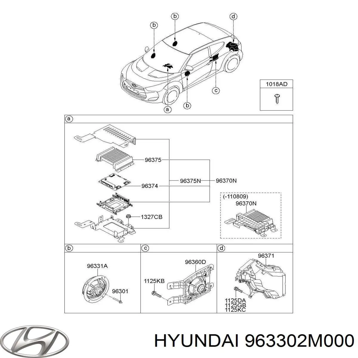  963302M000 Hyundai/Kia