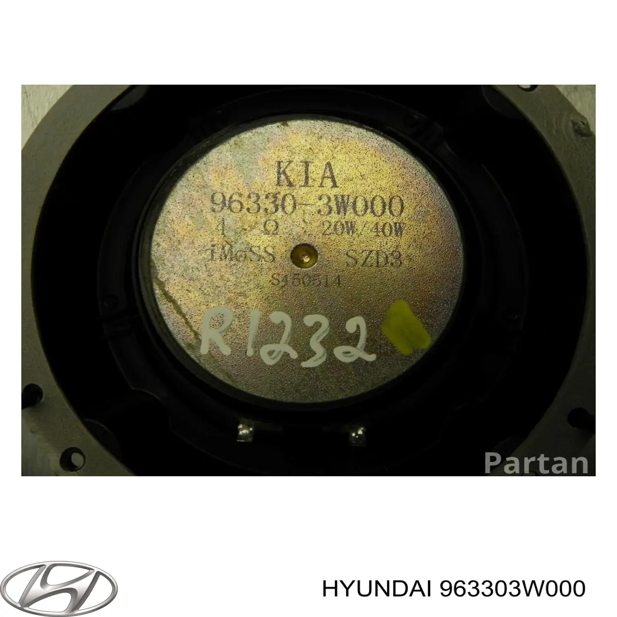Динамік передньої двері Hyundai/Kia 963303W000 ціна, від 19.00 USD