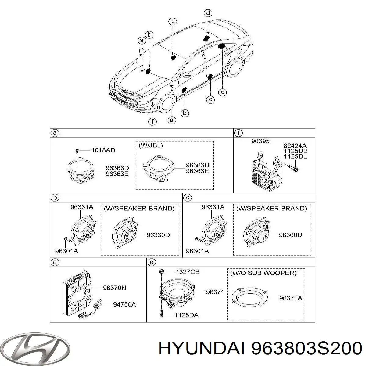  963803S200 Hyundai/Kia