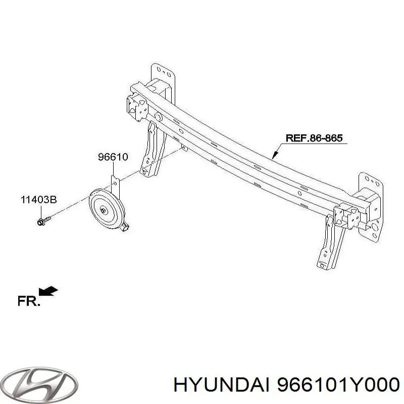  966101Y000 Hyundai/Kia