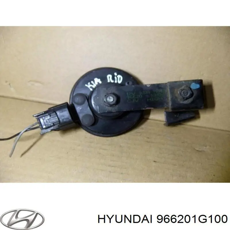 Сигнал звукової, клаксон Hyundai/Kia 966201G100 ціна, від 3.80 USD