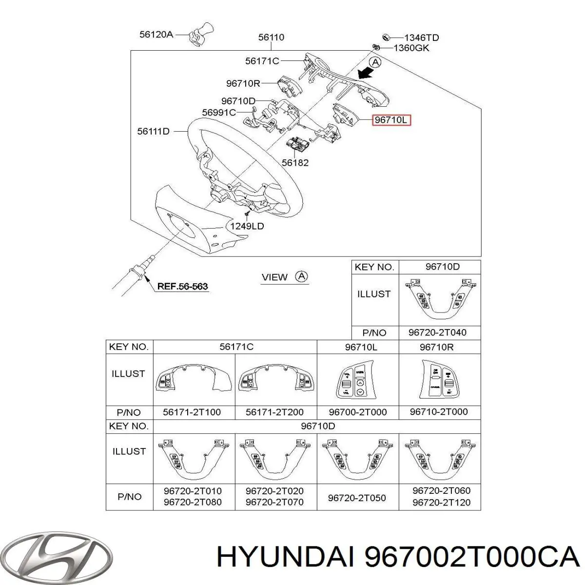  Hyundai/Kia 967002T000CA ціна, від 14.23 USD