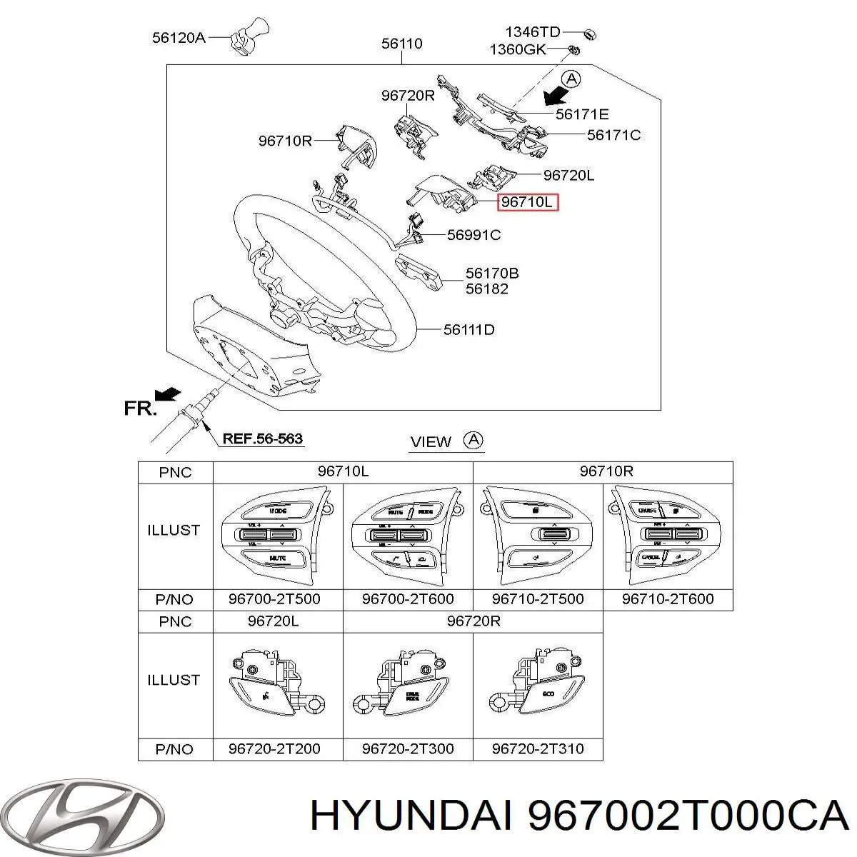 967002T000CA Hyundai/Kia 