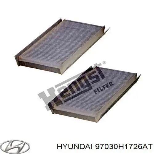 Фільтр повітряний обігрівача Hyundai/Kia 97030H1726AT ціна, від 8.06 USD
