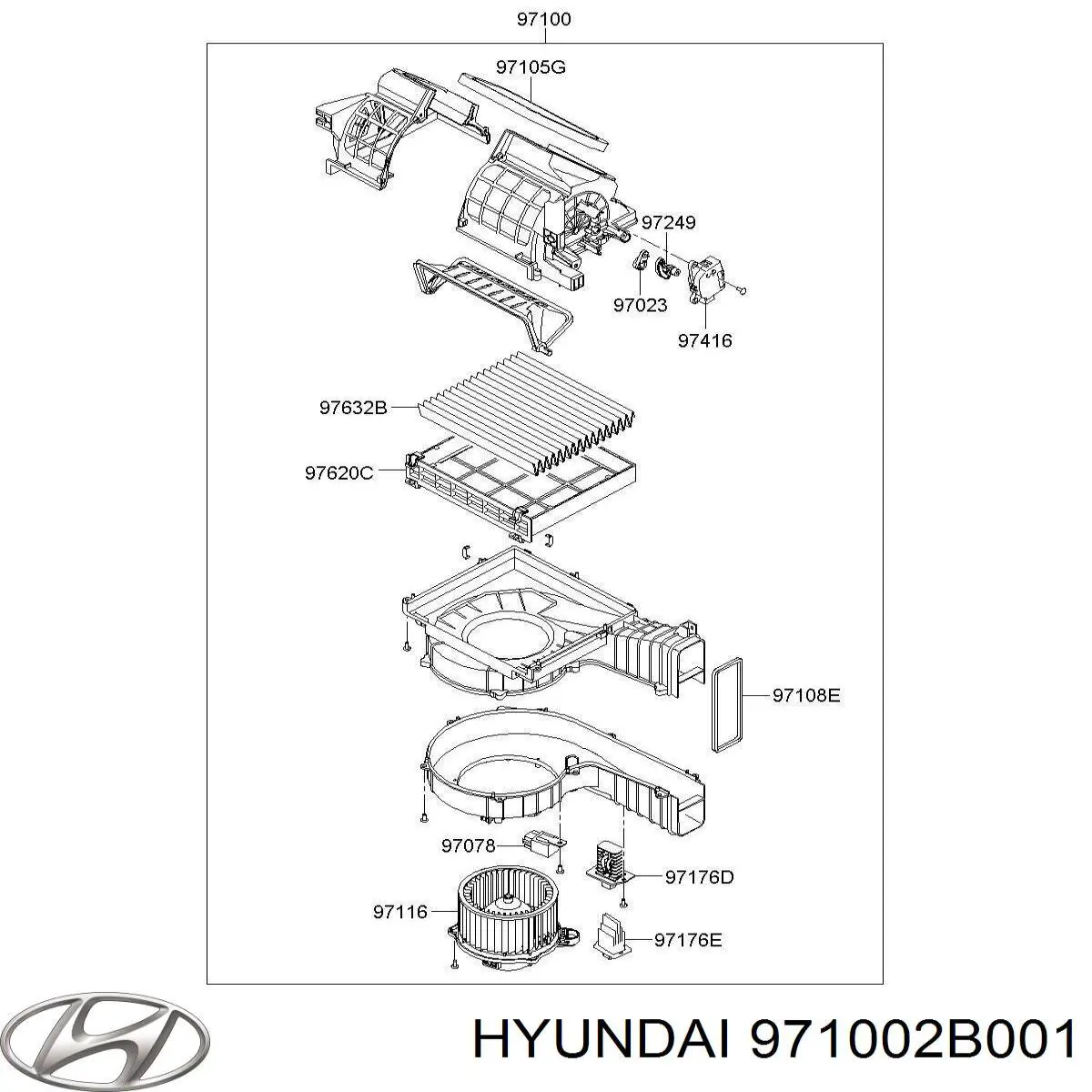 Купити 971002B001 Hyundai/Kia 