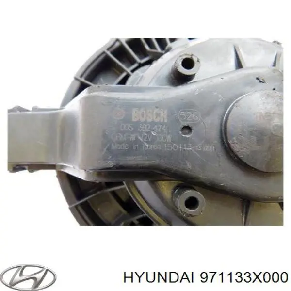 Купити 971133X000 Hyundai/Kia Електродвигуни (електродвигун обігрівача) або розетка причепа штепсельная
