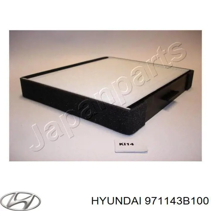 Фільтр повітряний обігрівача Hyundai/Kia 971143B100 ціна, від 6.46 USD