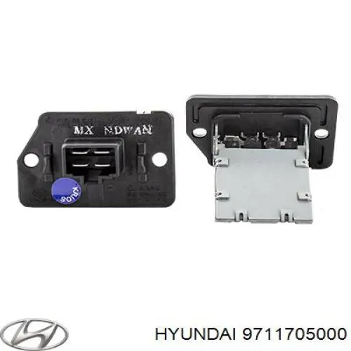 9711705000 Hyundai/Kia Регулятор оборотів пічки