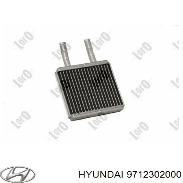 9712302000 Hyundai/Kia радіатор пічки (обігрівача)