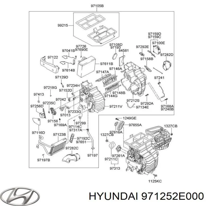  971252E000 Hyundai/Kia