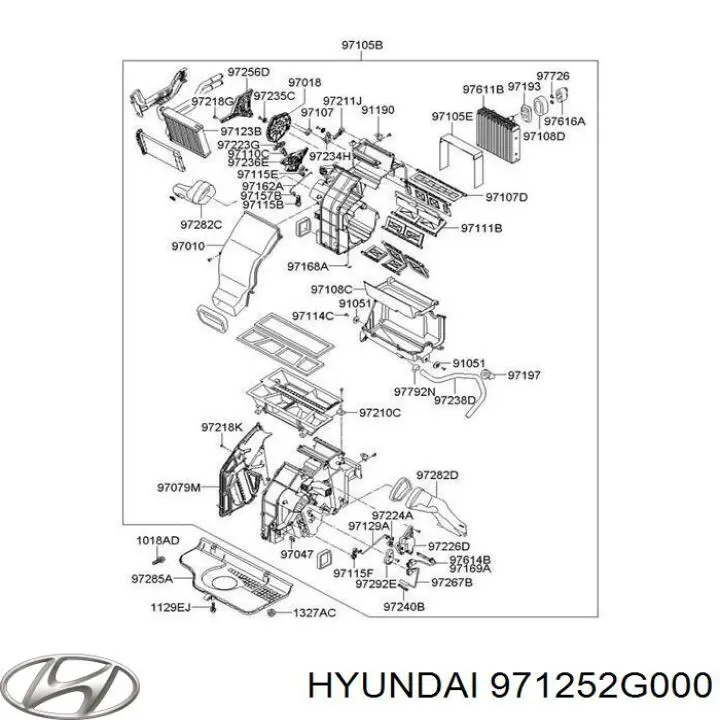 Купити Привід заслінки печі Hyundai Veracruz  