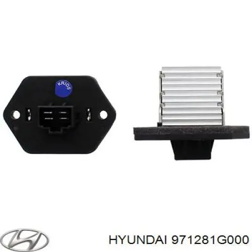 971281G000 Hyundai/Kia Регулятор оборотів пічки