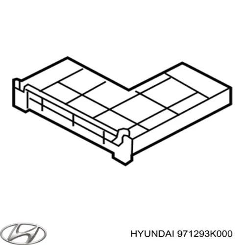 Рамка фільтра салону Hyundai Sonata (Хендай Соната)