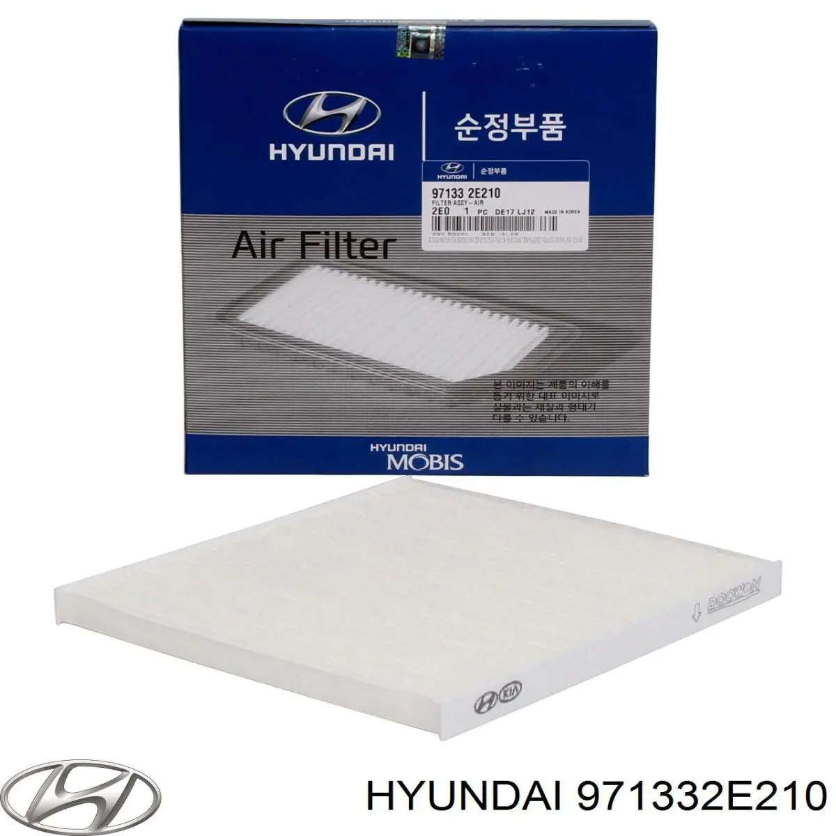 Повітряний фільтр салону Hyundai/Kia 971332E210