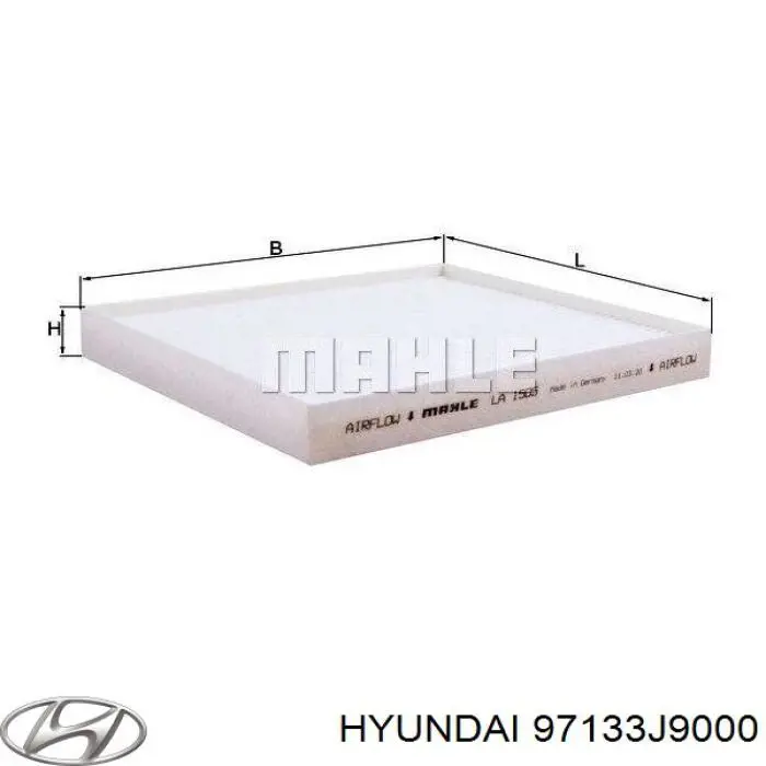 97133J9000 Hyundai/Kia фільтр салону