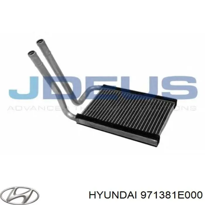 Радіатор пічки (обігрівача) Hyundai/Kia 971381E000 ціна, від 42.49 USD