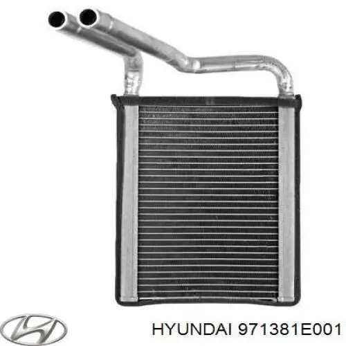 Радіатор пічки (обігрівача) Hyundai/Kia 971381E001 ціна, від 47.59 USD