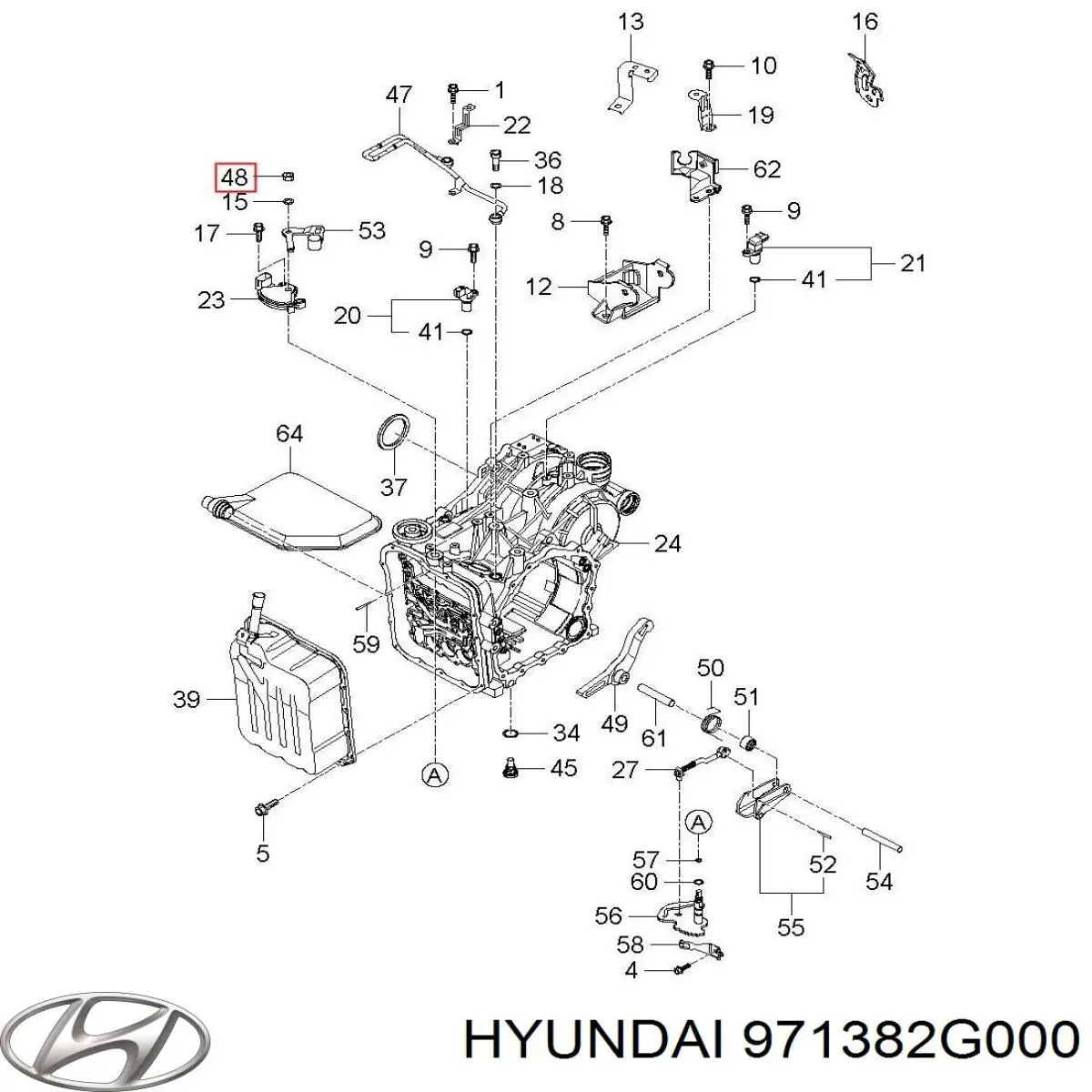 HC971382G000 Mando Радіатор опалювача салону