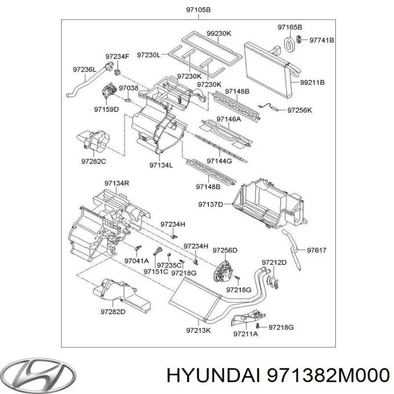  971382M000 Hyundai/Kia