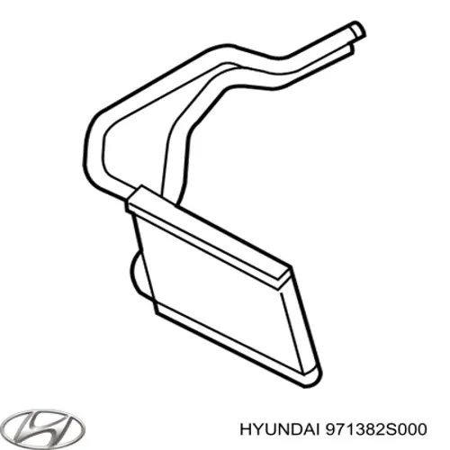 971382S000 Hyundai/Kia радіатор пічки (обігрівача)