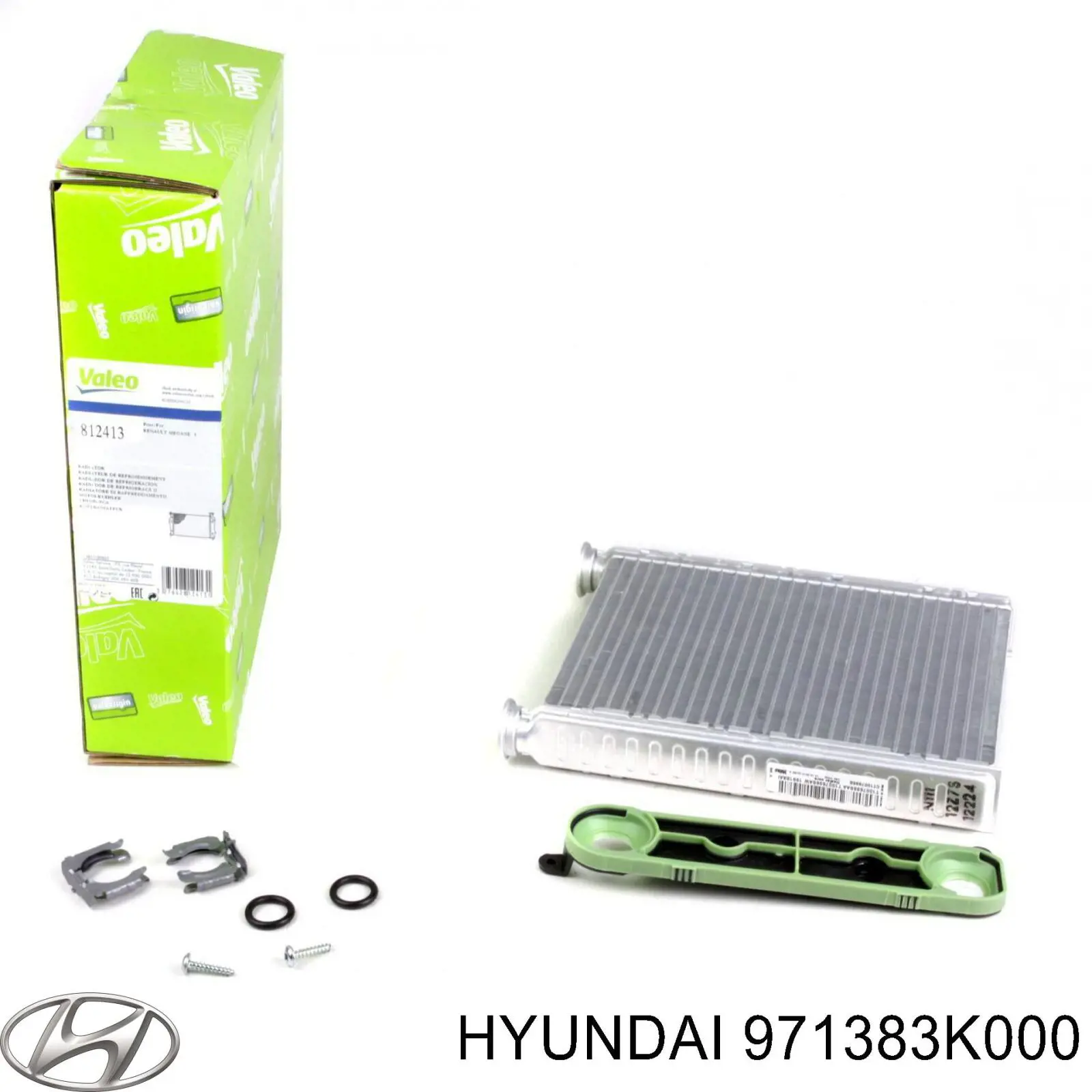 Радіатор пічки (обігрівача) Hyundai/Kia 971383K000 ціна, від 31.01 USD