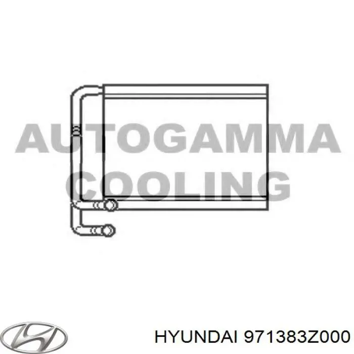 Радіатор пічки 971383Z000 Hyundai/Kia