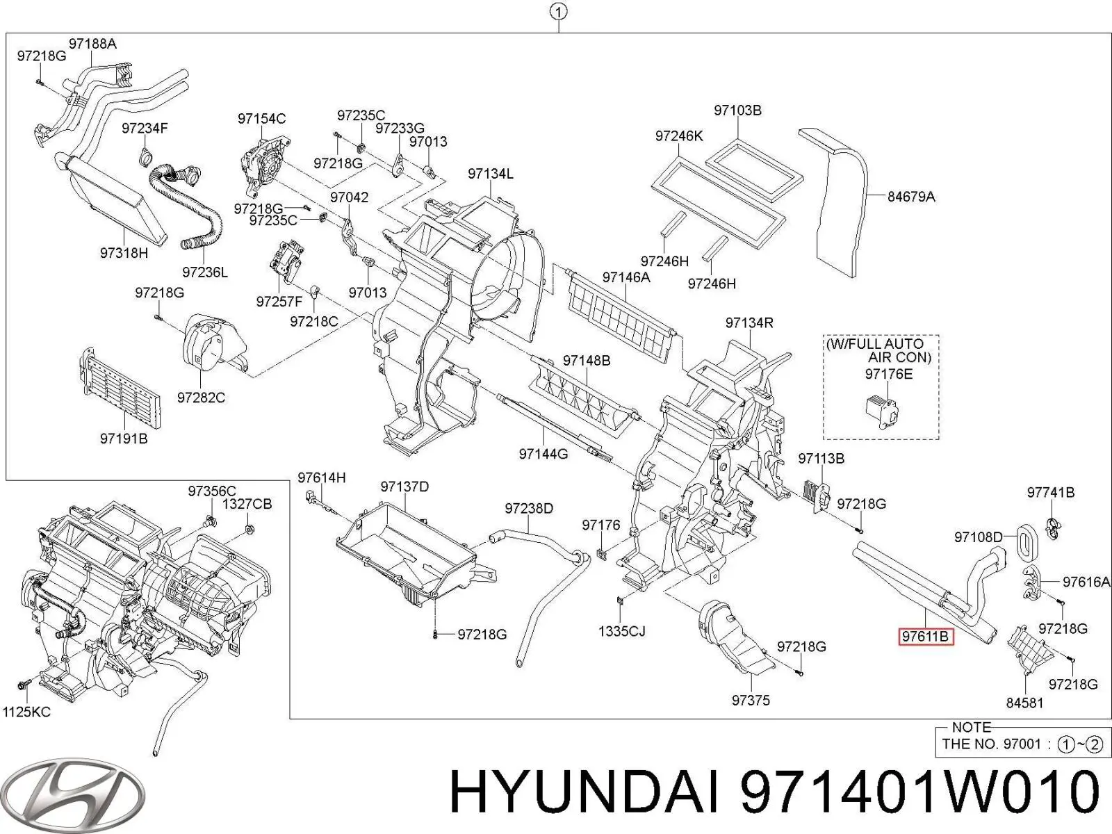 971401W010 Hyundai/Kia Охолоджувач повітря