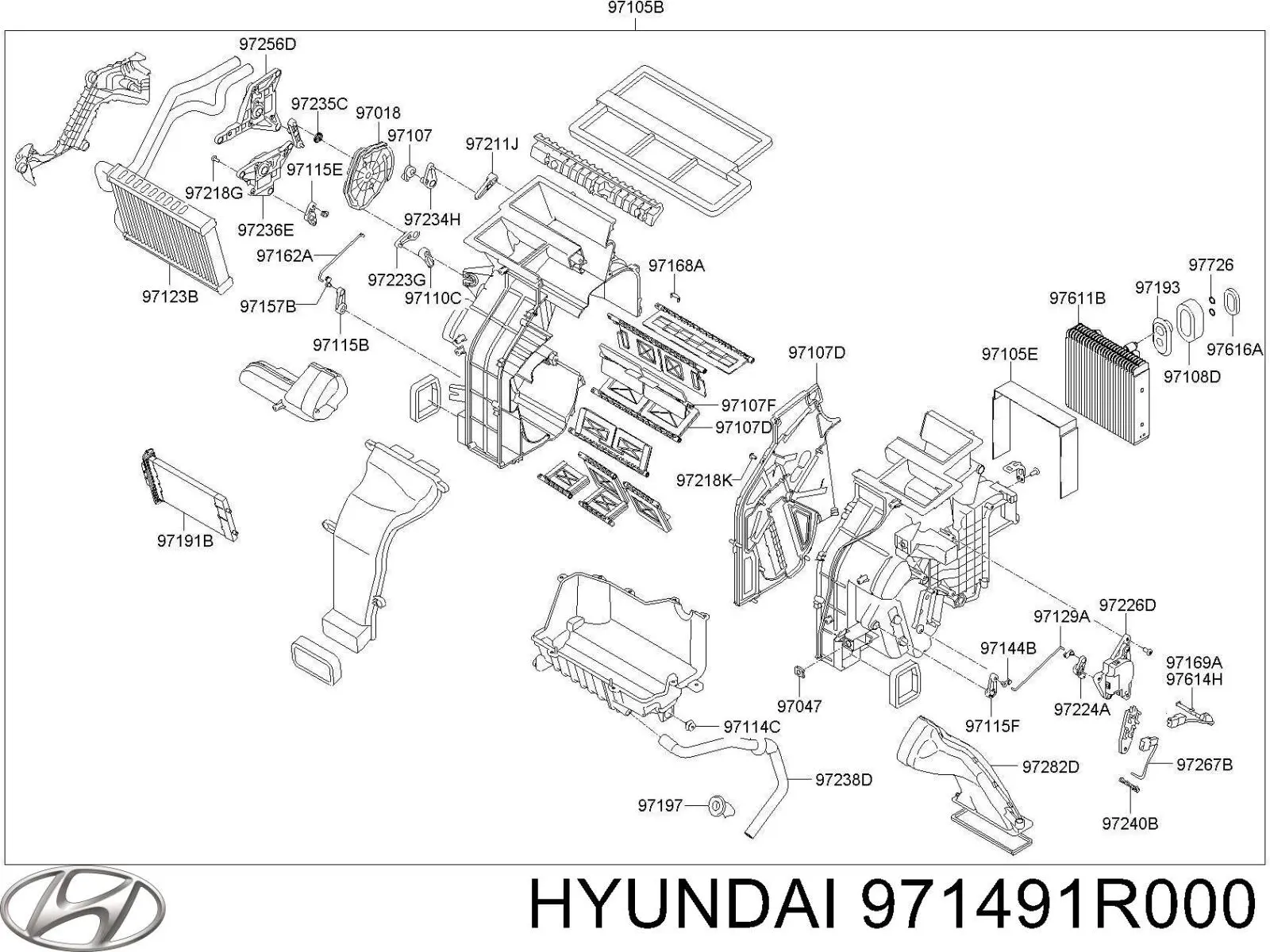  Hyundai/Kia 971491R000 ціна, від 7.01 USD