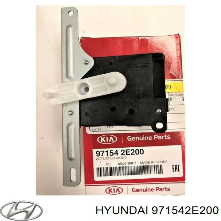 Двигун заслінки печі на Hyundai Tucson (JM)