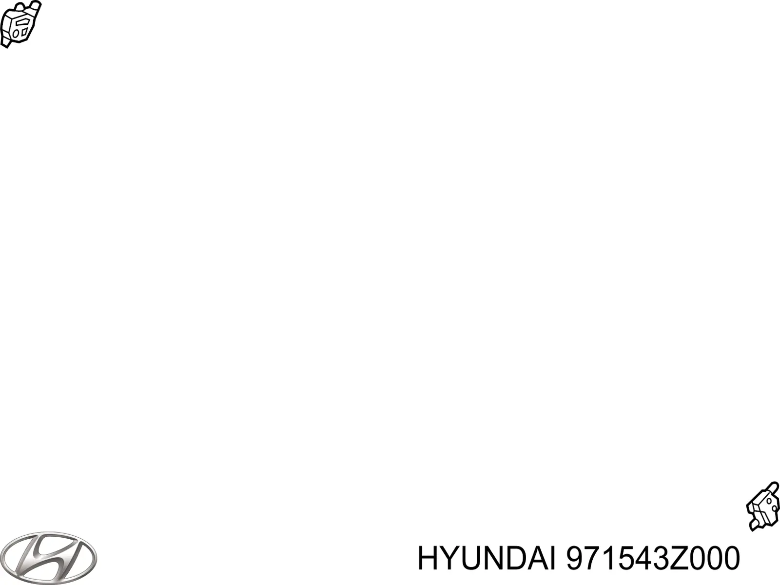 Двигун заслінки печі Hyundai/Kia 971543Z000 ціна, від 19.45 USD