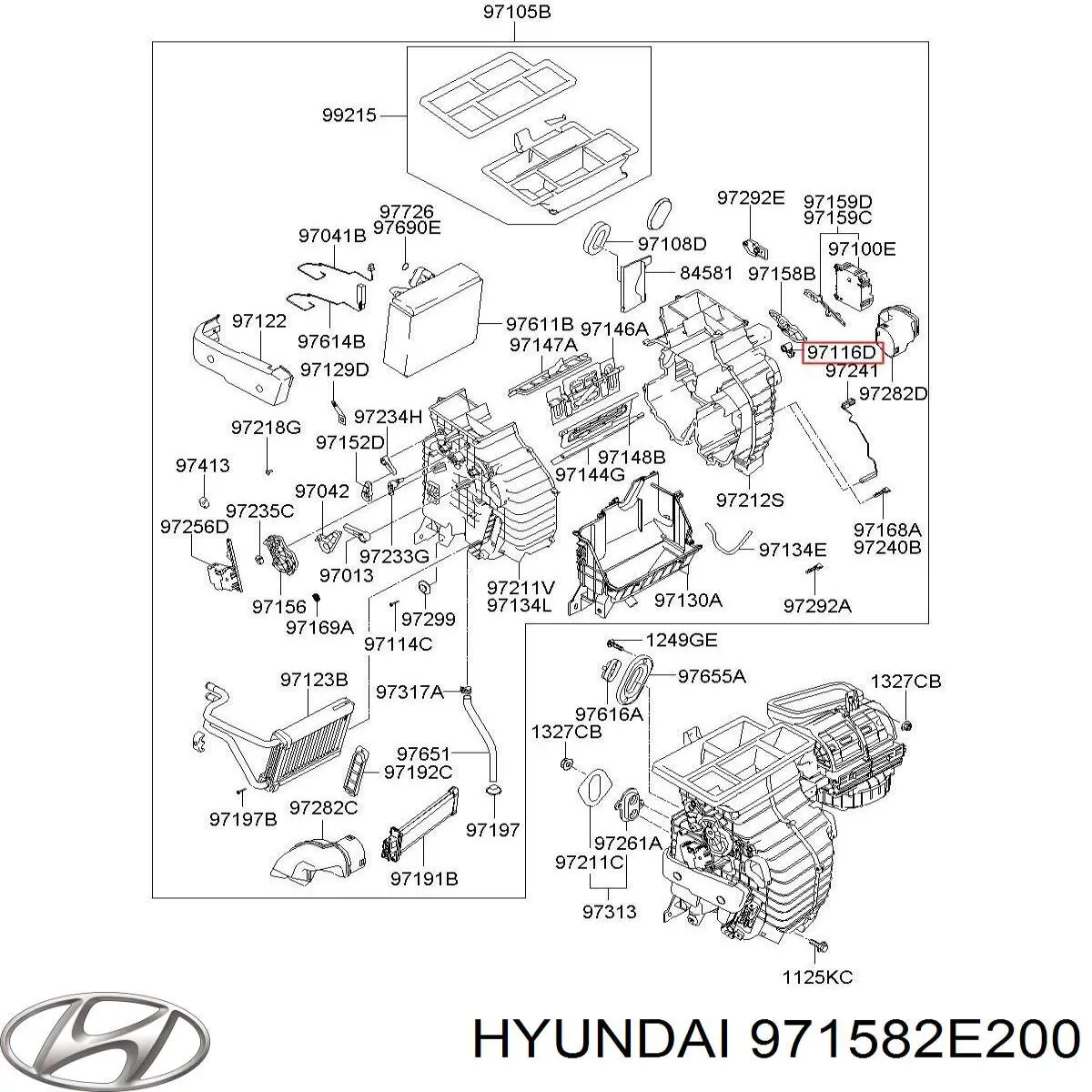  971582E200 Hyundai/Kia