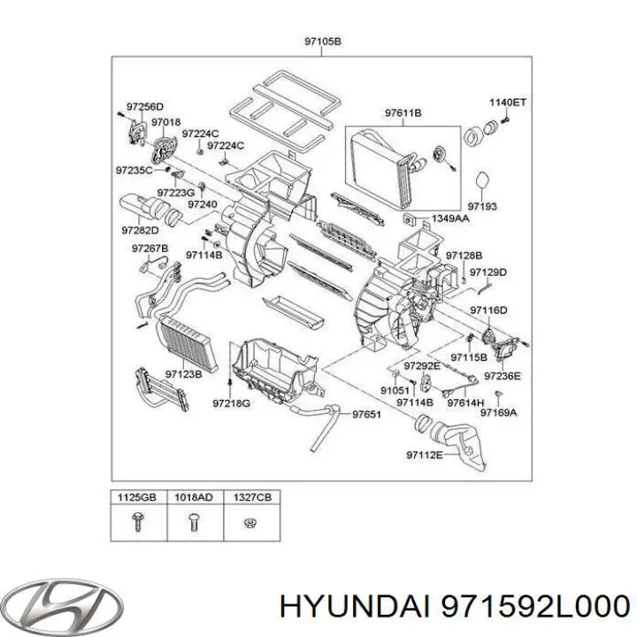 Купити 971592L000 HCC Привід заслінки печі
