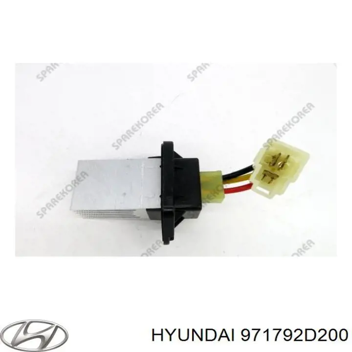 Резистор обігрівача Hyundai/Kia 971792D200 ціна, від 44.34 USD