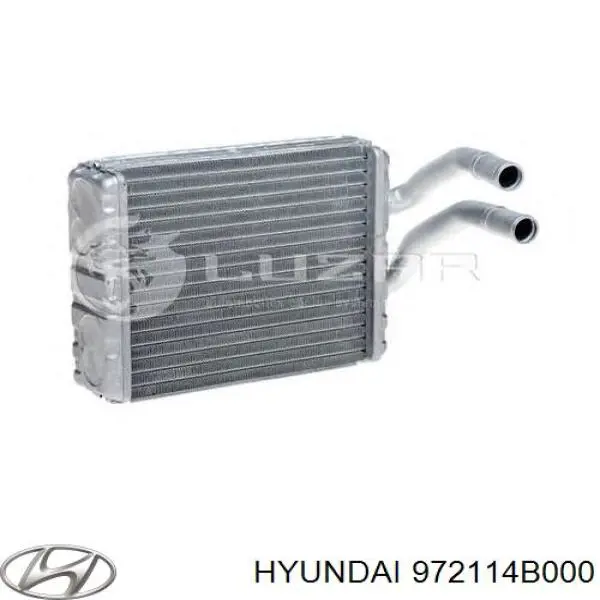 972114B000 Hyundai/Kia радіатор пічки (обігрівача, задній)
