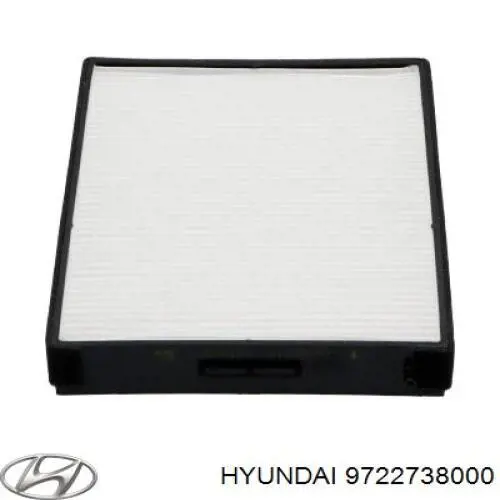 9722738000 Hyundai/Kia радіатор пічки (обігрівача)