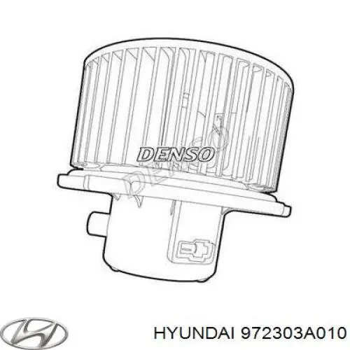 972303A010 Hyundai/Kia двигун вентилятора пічки (обігрівача салону)