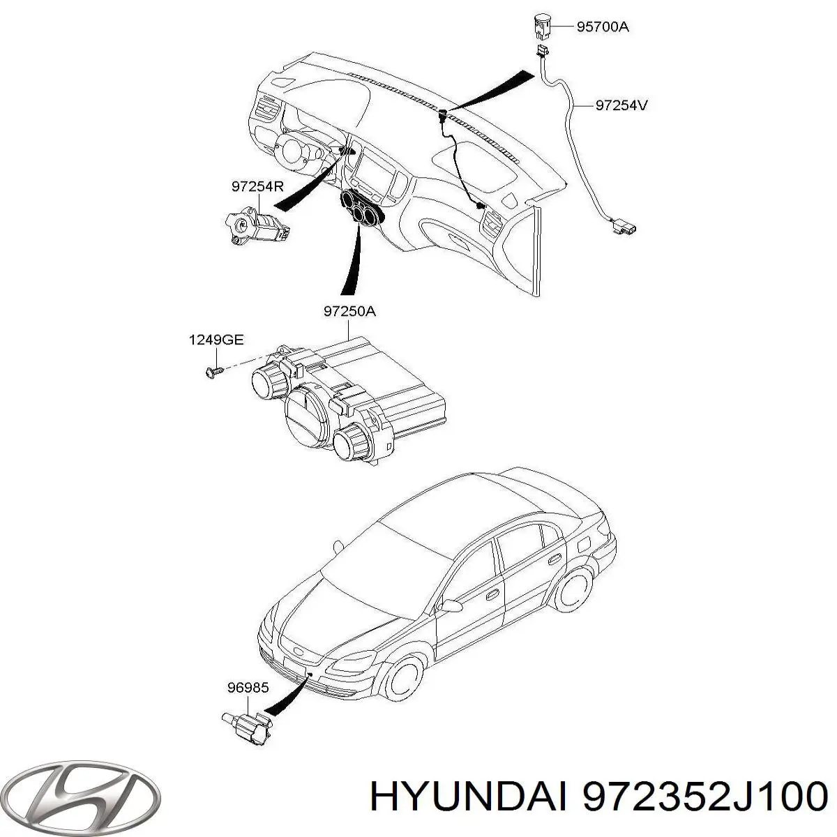 Купити 972352J100 Hyundai/Kia 