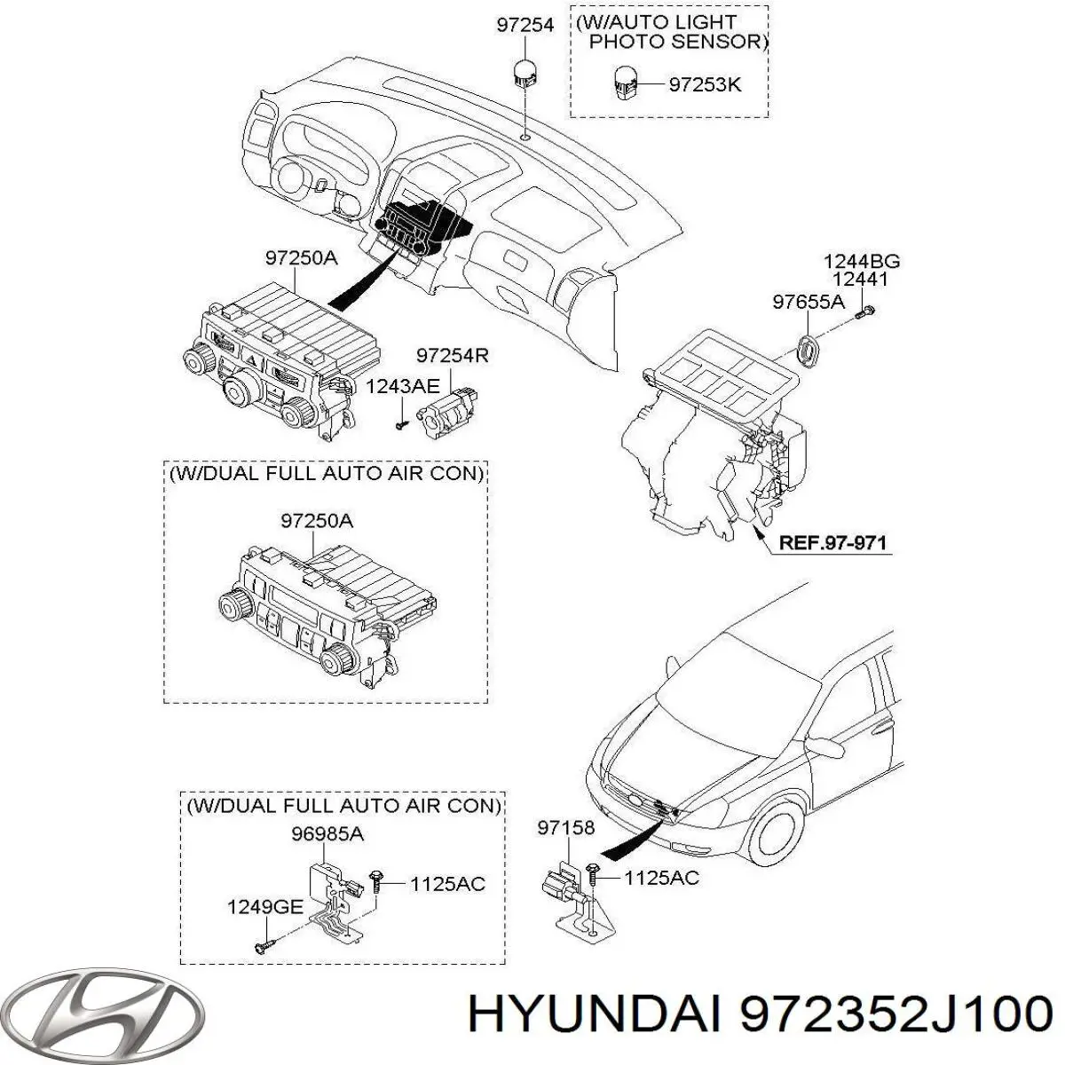  972352J100 Hyundai/Kia