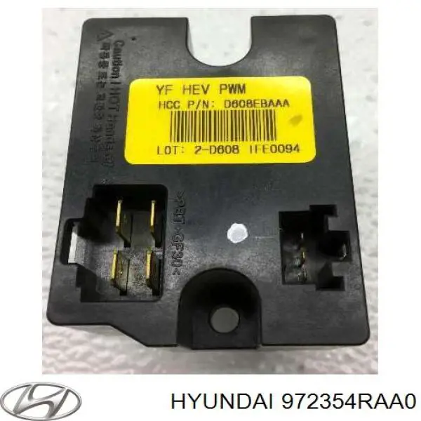 Резистор обігрівача Hyundai/Kia 972354RAA0 ціна, від 15.17 USD